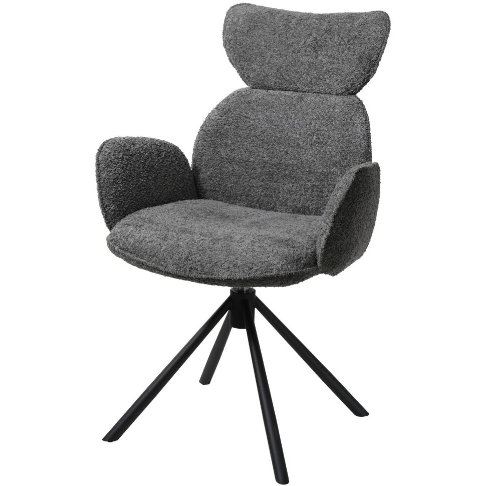 Стул VARDY 360 град.поворот. Хаки букле XD841-06 / Серый, ®DISAUR Стул VARDY 360 град.поворот. Хаки букле XD841-06 / Серый, ®DISAUR