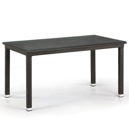 Плетеный стол T256A-W53-140x80 Brown 