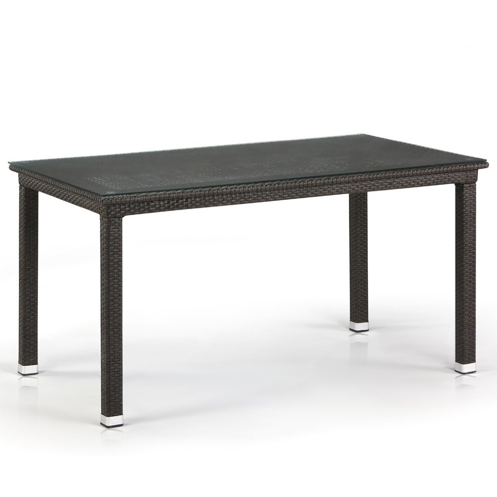 Плетеный стол T256A-W53-140x80 Brown Плетеный стол T256A-W53-140x80 Brown