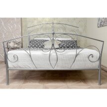 Кровать Vita 160 х 200 серебристая