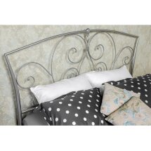 Кровать Vita 160 х 200 серебристая