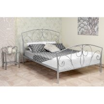 Кровать Vita 160 х 200 серебристая