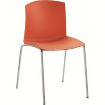 Стул пластиковый на металлокаркасе Pull-15 Blanco white 218