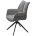 Стул PONTUS 360 град. поворот. KN01-03 Серый/ BZ1046-02 Темно-серый/ Черный, ®DISAUR 