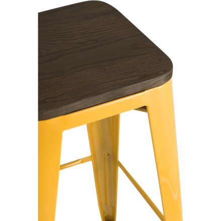 Стул барный TOLIX WOOD желтый 4 шт 