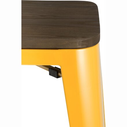 Стул барный TOLIX WOOD желтый 4 шт 