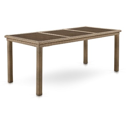 Комплект плетеной мебели T365/Y380B-W65 Light Brown (6+1) 