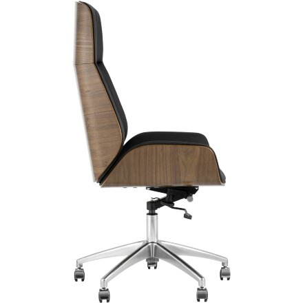 Кресло компьютерное TopChairs руководителя TopChairs Crown, черное УЦЕНКА 