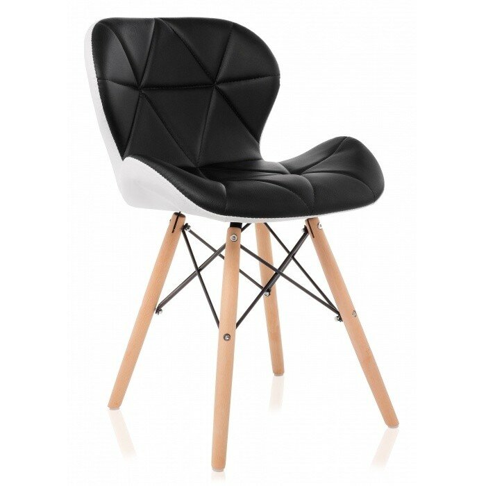 Стул деревянный PC-027 black / white Стул деревянный PC-027 black / white