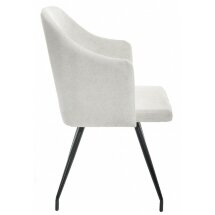 Стул на металлокаркасе Lans light grey fabric