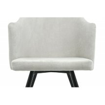 Стул на металлокаркасе Lans light grey fabric