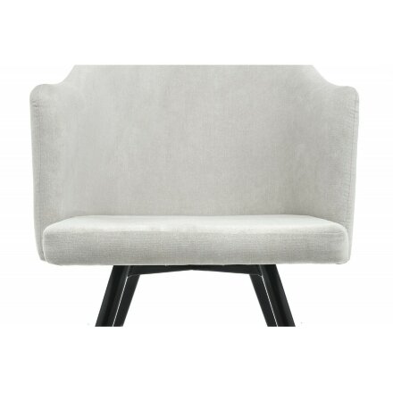 Стул на металлокаркасе Lans light grey fabric 