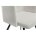 Стул на металлокаркасе Lans light grey fabric 