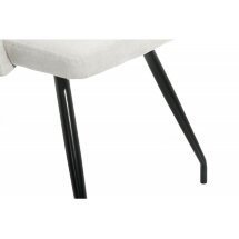 Стул на металлокаркасе Lans light grey fabric