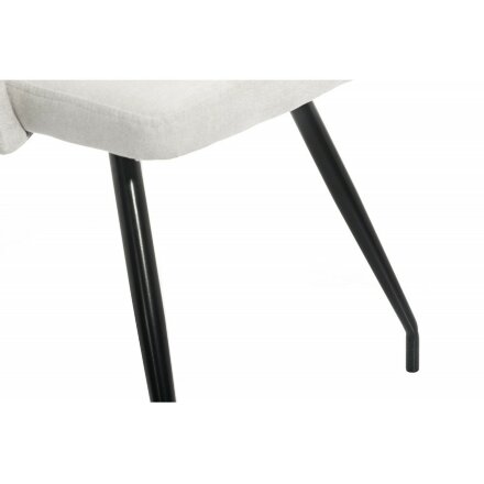 Стул на металлокаркасе Lans light grey fabric 