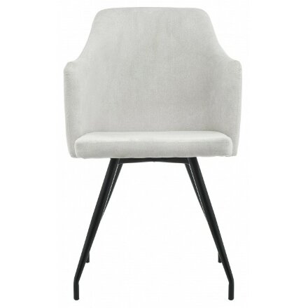 Стул на металлокаркасе Lans light grey fabric 