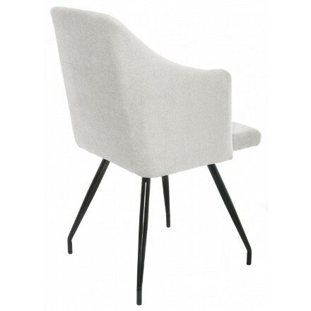 Стул на металлокаркасе Lans light grey fabric 