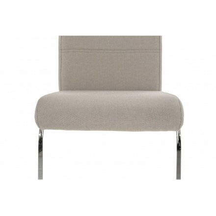 Стул на металлокаркасе Oddy beige fabric 