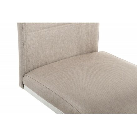 Стул на металлокаркасе Oddy beige fabric 