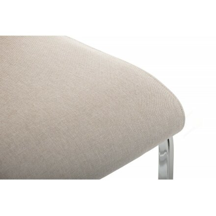 Стул на металлокаркасе Oddy beige fabric 