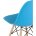 Стул Eames Style DSW бирюзовый x4 
