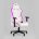 Кресло спортивное TopChairs GMM-080 белый на черной базе 