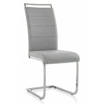 Стул на металлокаркасе Oddy light grey fabric