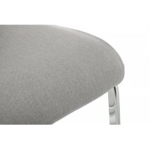 Стул на металлокаркасе Oddy light grey fabric
