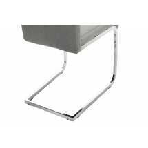Стул на металлокаркасе Oddy light grey fabric