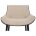 Стул на металлокаркасе Seda beige / soft brown 