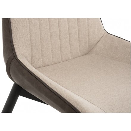 Стул на металлокаркасе Seda beige / soft brown 