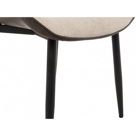 Стул на металлокаркасе Seda beige / soft brown 