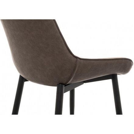 Стул на металлокаркасе Seda beige / soft brown 