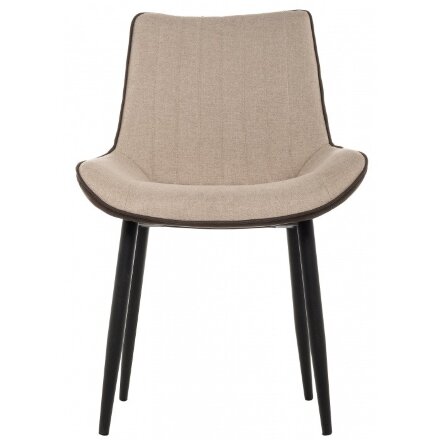 Стул на металлокаркасе Seda beige / soft brown 