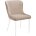 Стул DikLine 304 B03 BEIGE, ножки белые 