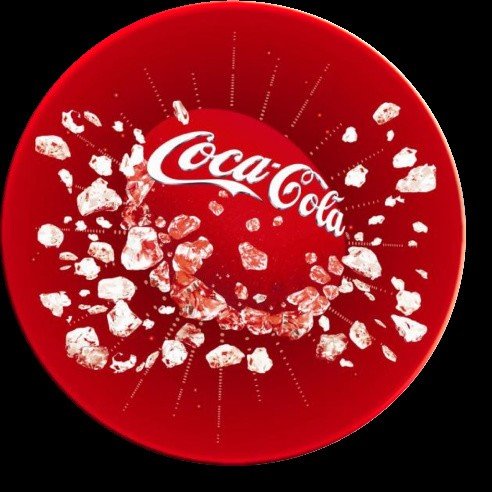 Прямоугольная столешница Werzalit (80х120 см) Cola печать Красный Прямоугольная столешница Werzalit (80х120 см) Cola печать Красный