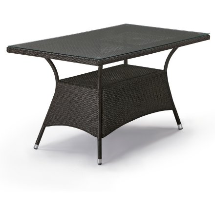 Плетеный стол T198A-W53-140x80 Brown 
