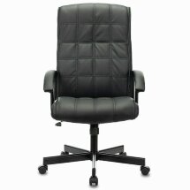 Кресло офисное BRABIX &quot;Quadro EX-524&quot;, компактная упаковка, экокожа, черное, 532104