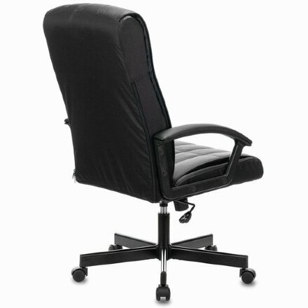 Кресло офисное BRABIX &quot;Quadro EX-524&quot;, компактная упаковка, экокожа, черное, 532104 Черный