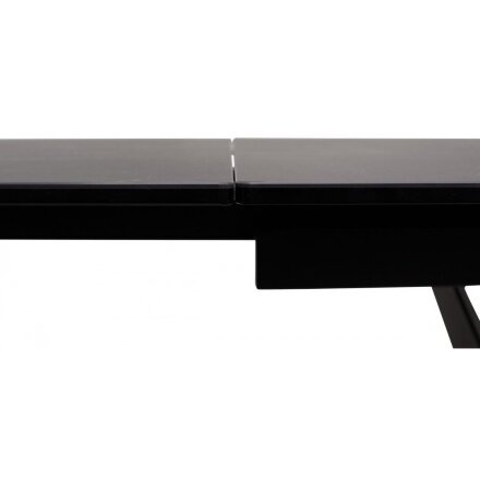 Керамический стол Rieti Nero KL-116 черный мрамор матовый / черный 