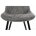 Стул на металлокаркасе Fox black / grey 
