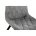 Стул на металлокаркасе Fox black / grey 