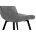 Стул на металлокаркасе Fox black / grey 