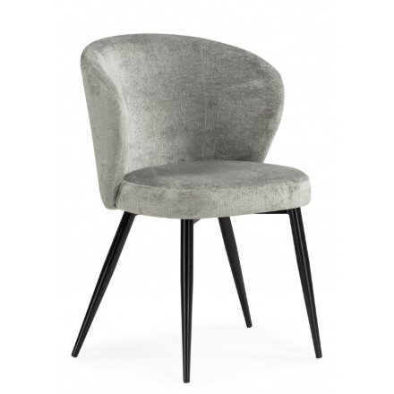 Стул на металлокаркасе Gref gray / black 