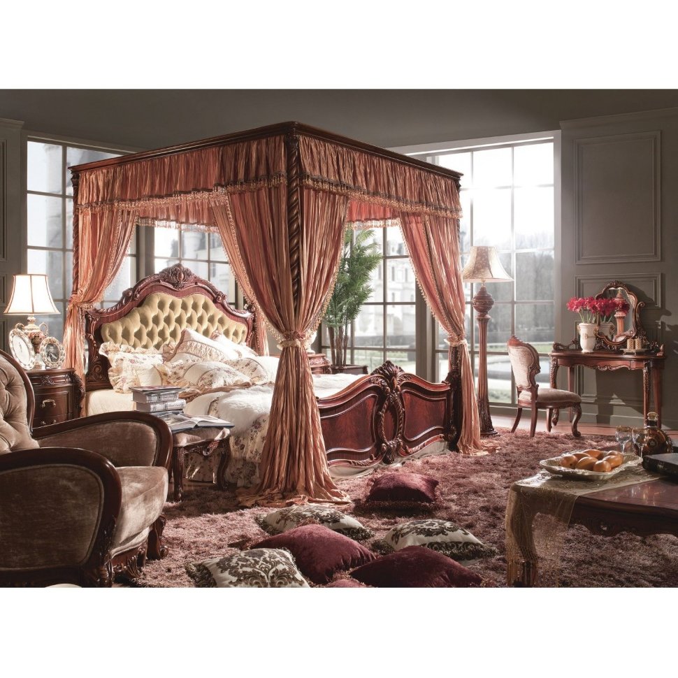 Кровать В Aleksandria 1,8*2,0 Орех Кровать В Aleksandria 1,8*2,0 Орех