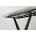 Керамический стол Alarti matt white marble sintered stone / black 