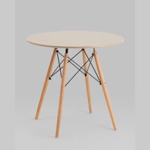 Стол Eames DSW NEW D80 бежевый