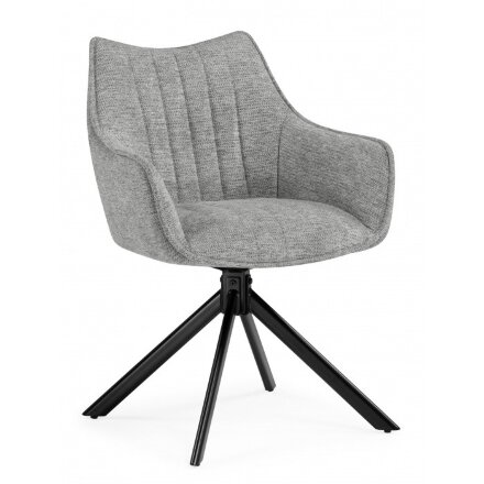 Стул на металлокаркасе Denever gray / black 
