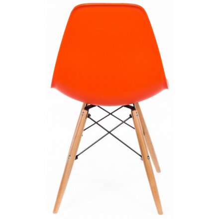 Стул деревянный Eames PC-015 оранжевый 