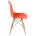 Стул деревянный Eames PC-015 оранжевый 